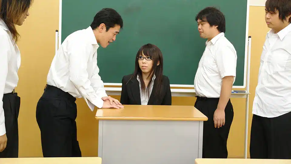 hot teacher maho sawai gets rammed at school
